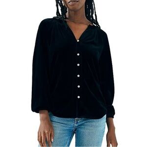 Faherty velvet top